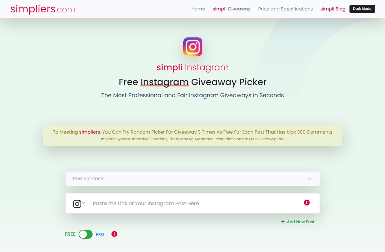 خرید پیج اینستا - قرعه کشی کامنت های اینستاگرام